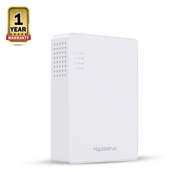 Marsriva KP3 Smart Mini DC UPS for Router - 10000mAh - White