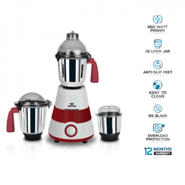 Walton Mixer Grinder (1.5 L) - WBL-15SMG6