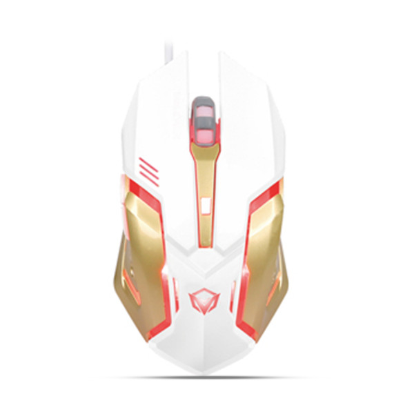 Meetion MT-M915 USB Wired Backlit Gaming Mouse - White