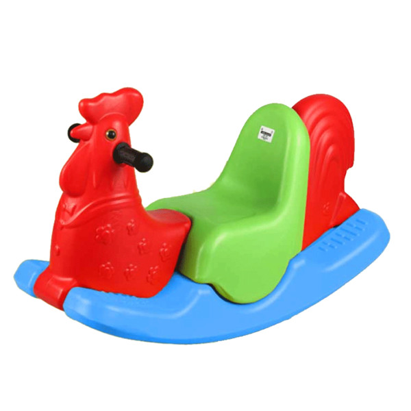 RFL Polyethylene Chicken Rider Rocker For Kids - Multicolor