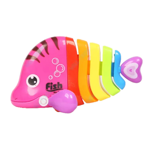 Happy Running Colorful Fish For Kids - 280964840