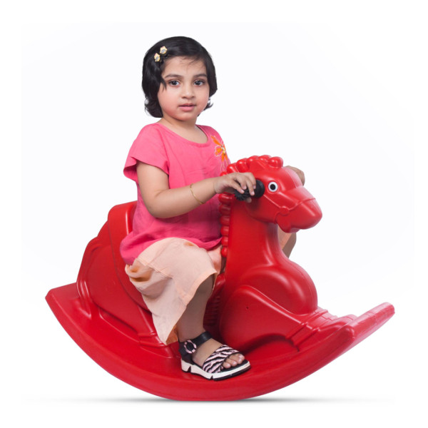 RFL Plastic Dazzling Winner Horse For Kids - Red