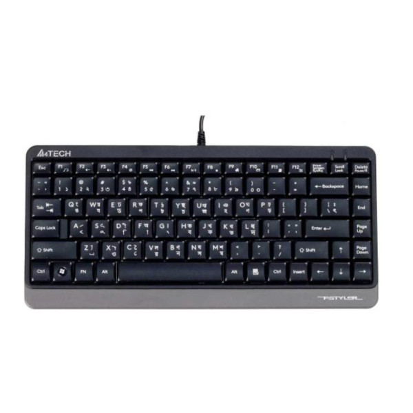 A4TECH FK11 USB Mini Keyboard With Bangla Black