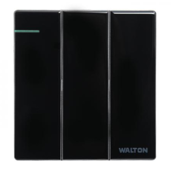 Walton CRYSTAL SERIES Switches - WC3GS1 3 Gang Switch-1way