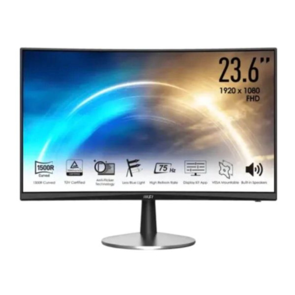 MSI MP242C PRO 23.6″ FHD Curved Monitor