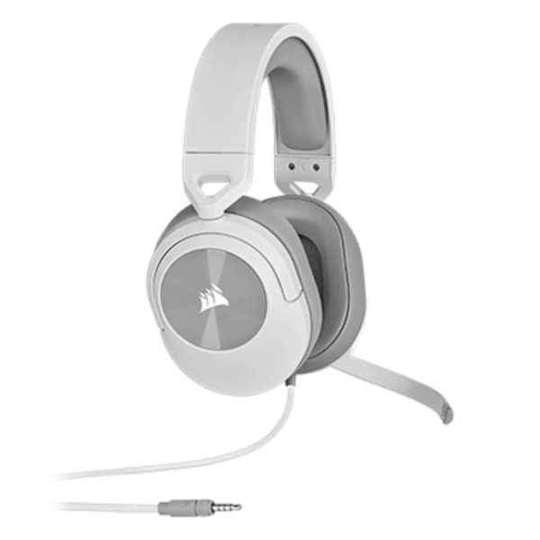 CORSAIR HS55 SURROUND WIRED GAMING HEADSET(WHITE)