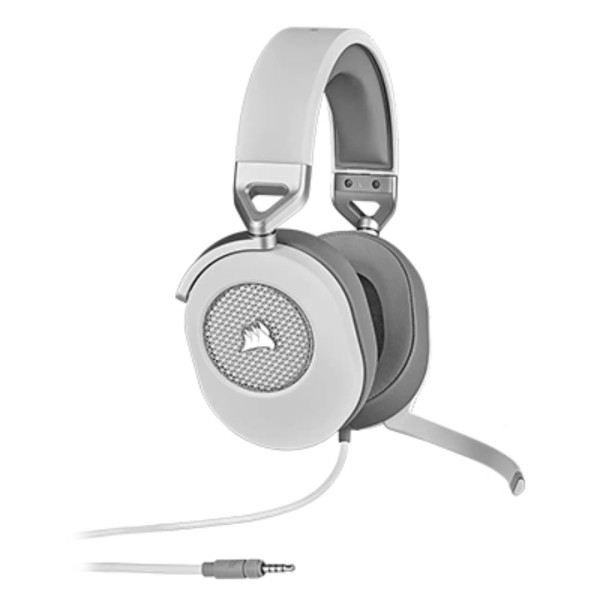 CORSAIR HS65 Dolby 7.1 SURROUND WIRED GAMING HEADSET (WHITE)