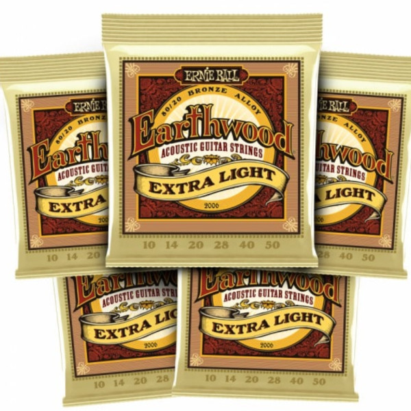 Earthwood Extra Light Bronze Acoustic Guitar Strings