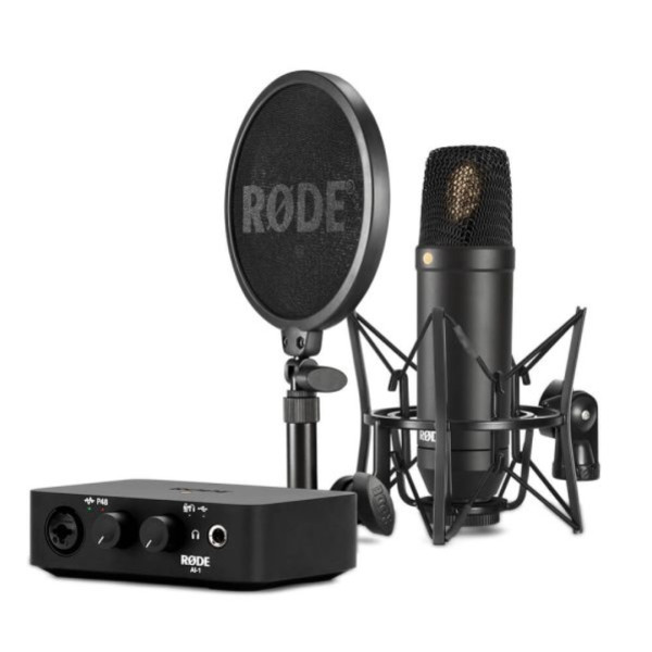 Rode NT1 & AI-1 Complete Studio Kit with Audio Interface