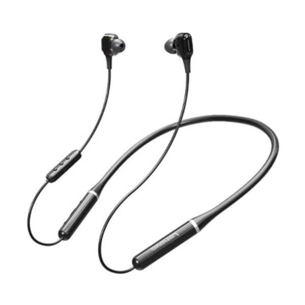 Lenovo XE66 Pro Dual Dynamic Neckband Bluetooth Headphone (Black)