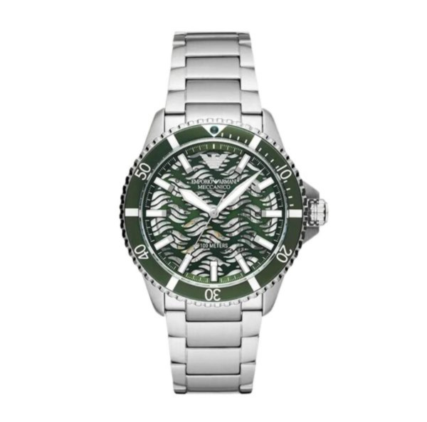 Emporio Armani Automatic Green Dial Men’s Watch- AR60061