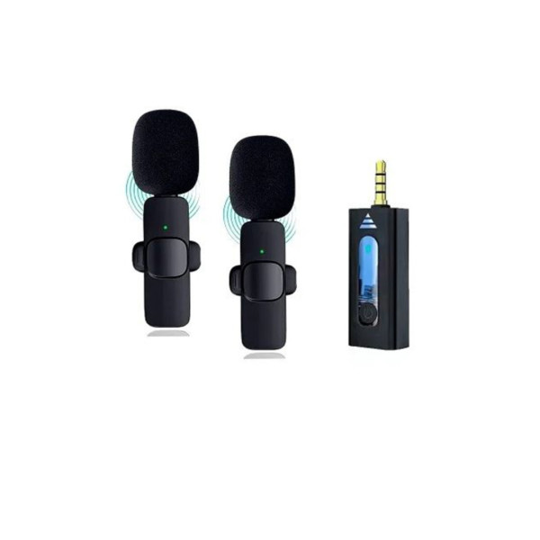 K35 DUAL WIRELESS DYNAMIC MICROPHONE WITH NOISE CANCELLING