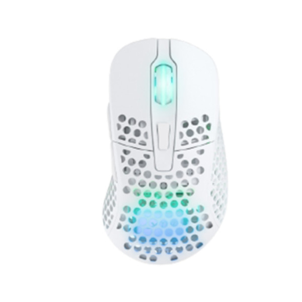 XTRFY M4 RGB ULTRA-LIGHT WIRELESS ERGONOMIC GAMING MOUSE (WHITE)