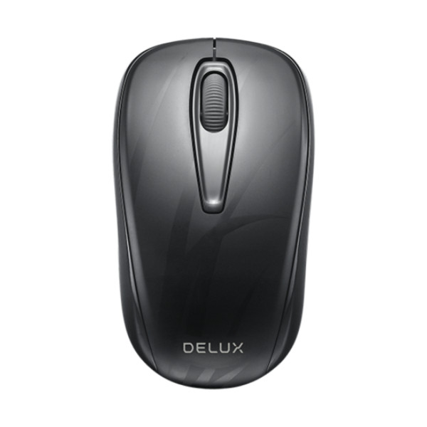 DELUX M107GX WIRELESS GAMING MOUSE (BLACK)