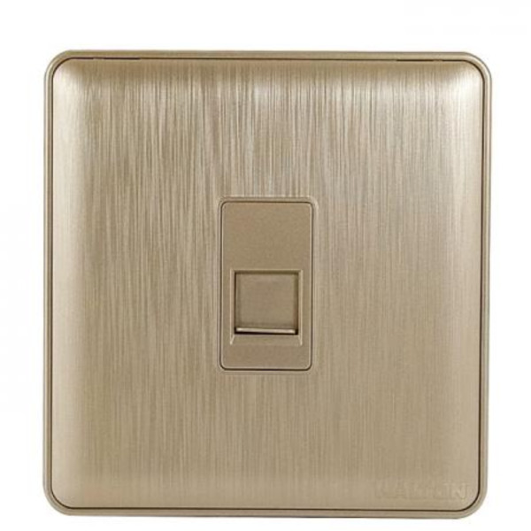 Walton GLORY SERIES- GOLDEN - WGTSG (GOLDEN) Telephone Socket