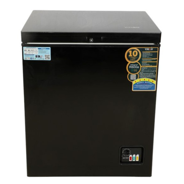 Vision RE-150L GD Chest Freezer – Black