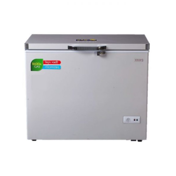 SINGER Chest Freezer 138 Liters – Grey