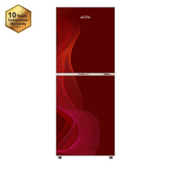 SINGER Refrigerator 273 Liters – Red