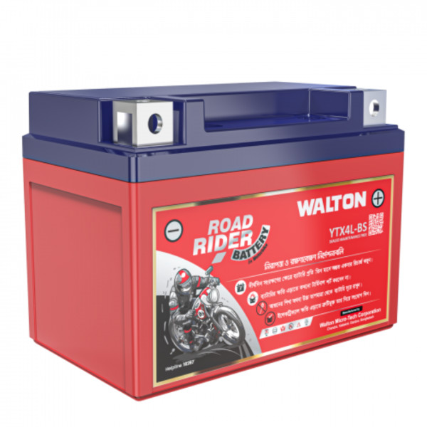 Walton Motorcycle Battery - Road Rider 12N6.5-BS