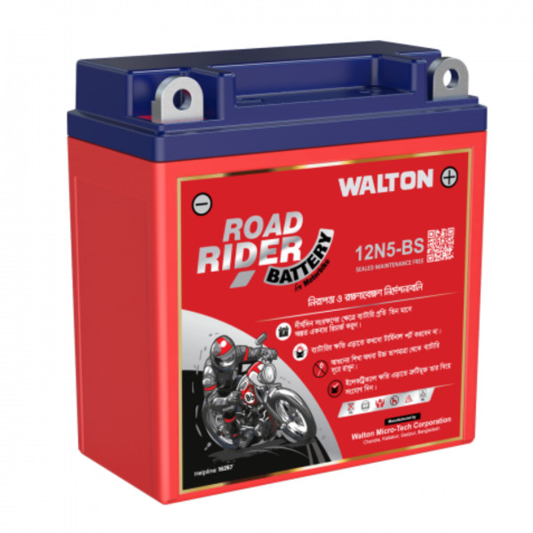 Walton Motorcycle Battery - Road Rider 12N9-BS