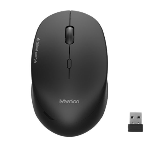 Meetion MT-R570 2.4Ghz Silent Wireless Mouse (Black)