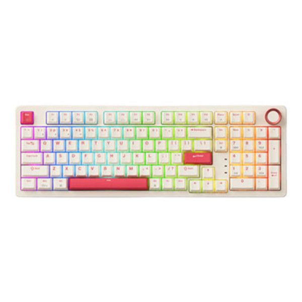 JAMESDONKEY RS2 ROSY RGB MECHANICAL KEYBOARD(HUANO RED WHITE SWITCH)