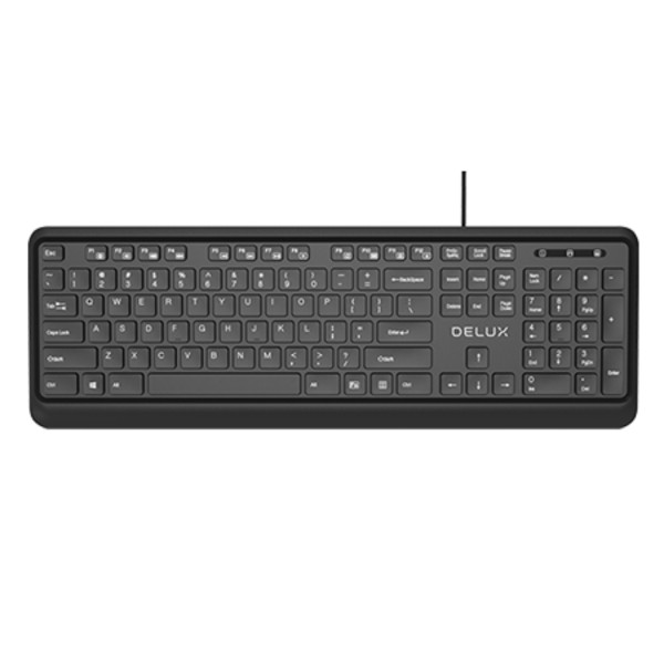 DELUX KA190U WIRED MULTIMEDIA KEYBOARD