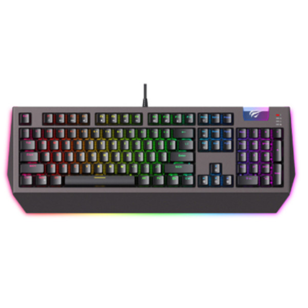 HAVIT KB872L RGB BACKLIT MULTI-FUNCTION BLUE SWITCH MECHANICAL GAMING KEYBOARD