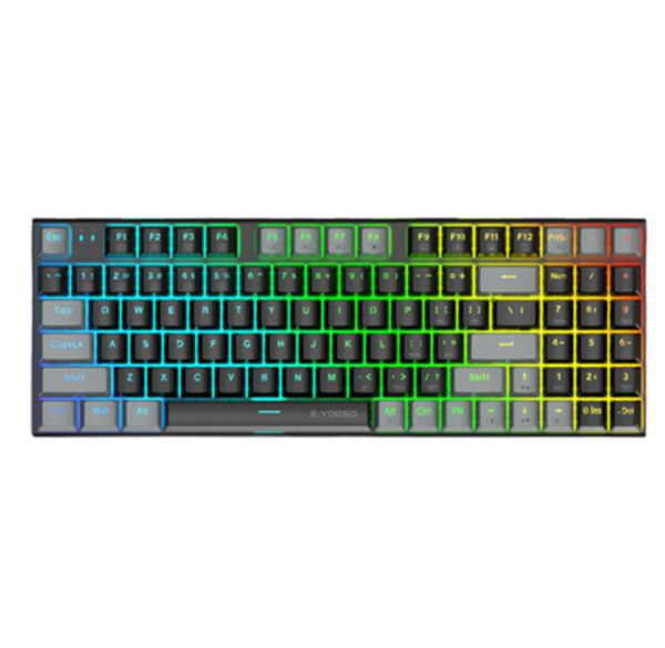 E-YOOSO Z19 RGB WIRED RGB HOTSWAPPABLE MECHANICAL KEYBOARD (BLUE SWITCH)