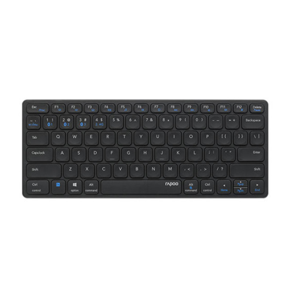 RAPOO E9050G MULTI-MODE ULTRA-SLIM KEYBOARD DARK GREY