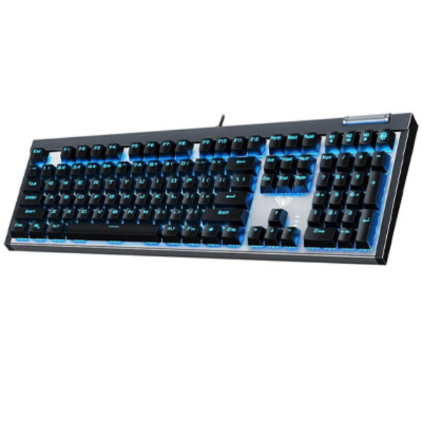 AULA F3030 108 Keys Mechanical Keyboard USB Wired Ice Blue