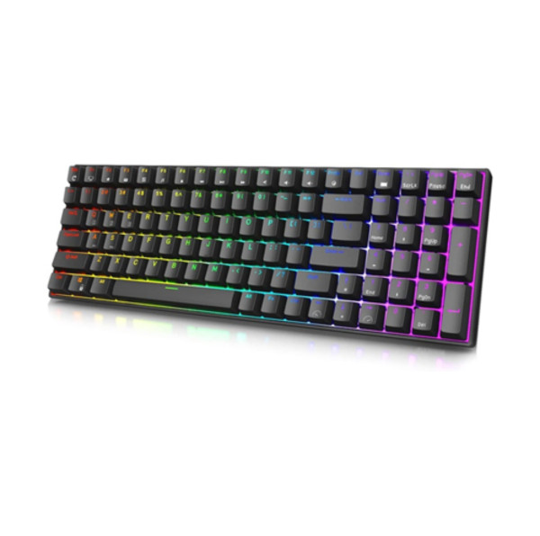 RK ROYAL KLUDGE RK100 Wireless Mechanical Keyboard (Blue Switch)