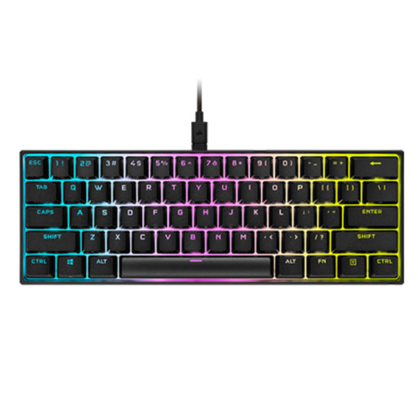 Corsair K65 RGB MINI 60% CHERRY MX SPEED Mechanical Gaming Keyboard ​(Black)