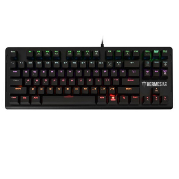 GAMDIAS HERMES E2 7 COLOR BACKLIT BROWN SWITCH MECHANICAL GAMING KEYBOARD