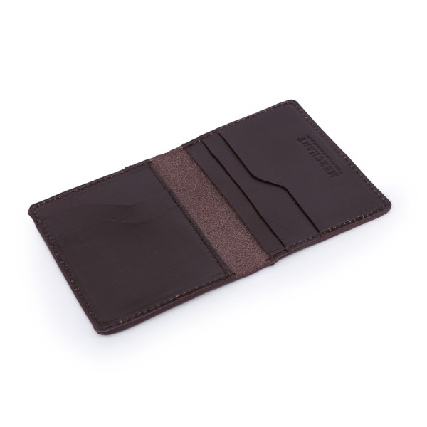 Leather Oil Pull Up Card Holder Mini Wallet - TMW-9015