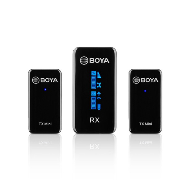 BOYA BY-XM6-S2 MINI ULTRA COMPACT 2.4GHZ WIRELESS MICROPHONE SYSTEM