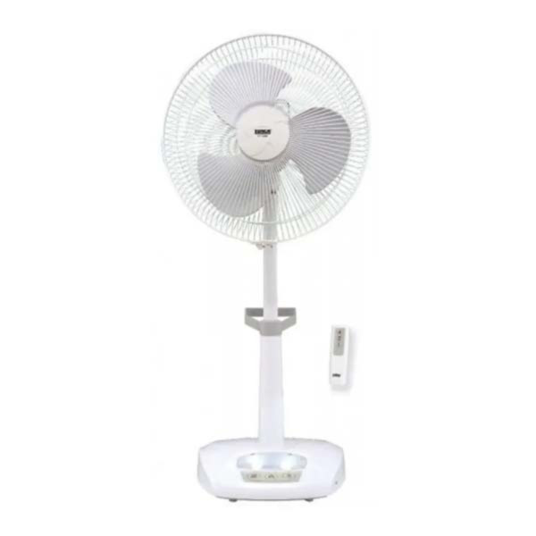 Sunca SF-2389R 16″ Dual Battery Rechargeable AC/DC Fan With Remote Control