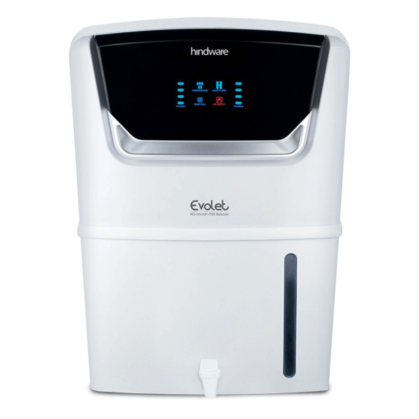 Hindware Evolet RO + UV + UF + TDS Water Purifier - White