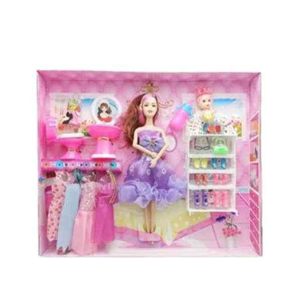 Beauty Fashion and Stylish Barbie Doll Toy With Dress and Accessories - 150692981