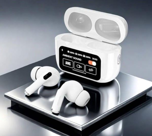 A9 Pro AirPods With Touch Screen LED Display (ANC & ENC)