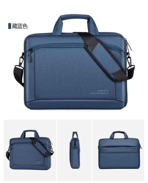 15 Inch Laptop Bags Office Documents Storage Bag Travel ( Blue )