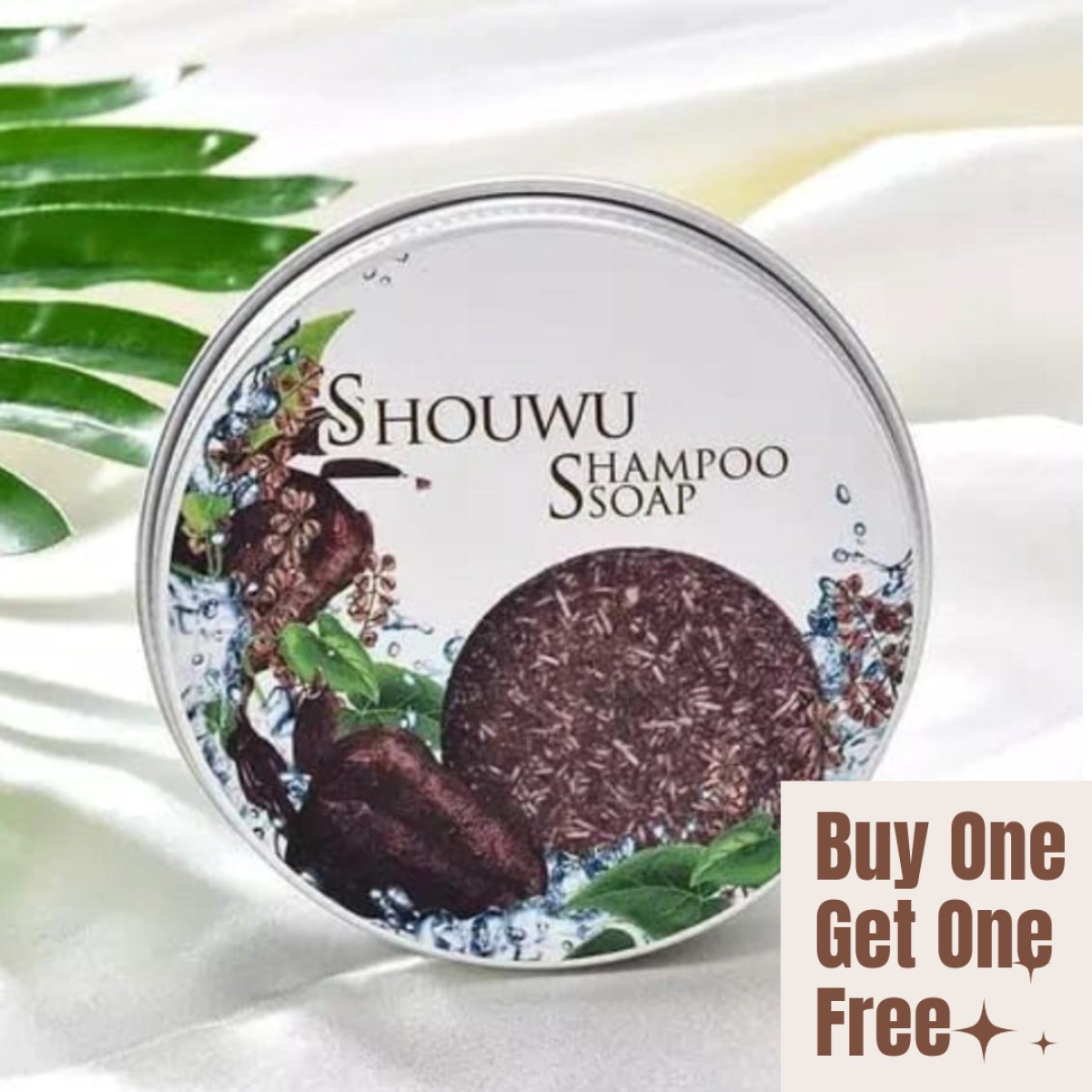 Buy 1 Hair Darkening Shampoo Bar Get 1 Free