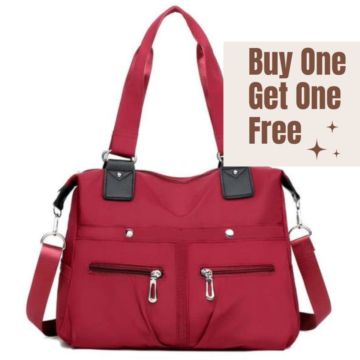 Buy 1 Women's Handbag Solid Get 1 Free