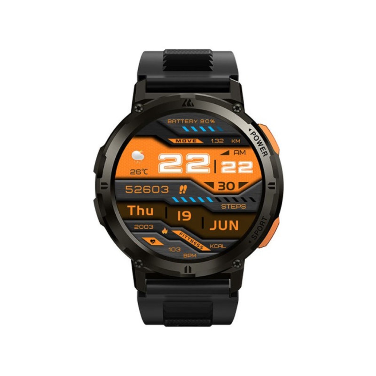 KOSPET TANK T2 Bluetooth Calling Smart Watch