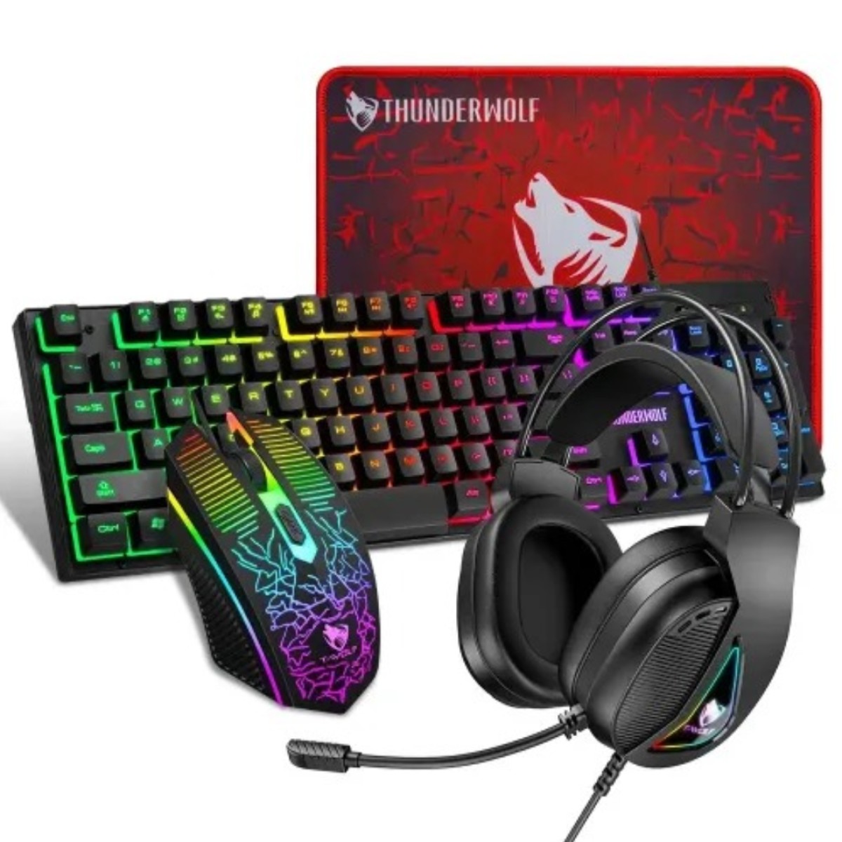 T-WOLF TF400 4 In 1 Gaming Combo Set