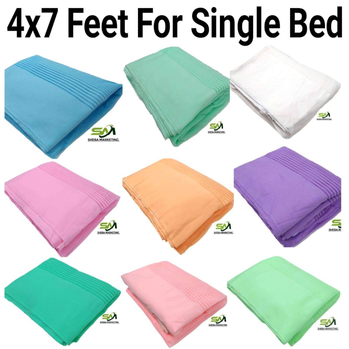 Uday Premium Airflow Mosquito Net 4×7 Feet Single