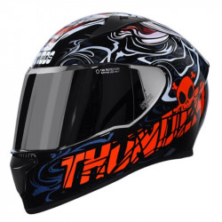Studds Thunder D9 Gloss Black