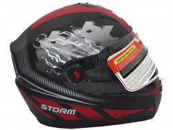 Steelbird Air 1 Storm Matt Black And Red