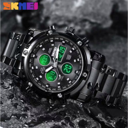 SKMEI Men's Luxury Fashion Sport Waterproof Stainless wristwatch