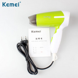 Electric Folding Compact Travel Hair Dryer Kemey KM-6830